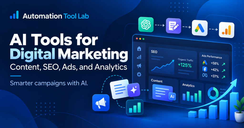 AI tools for digital marketing content SEO advertising and analytics