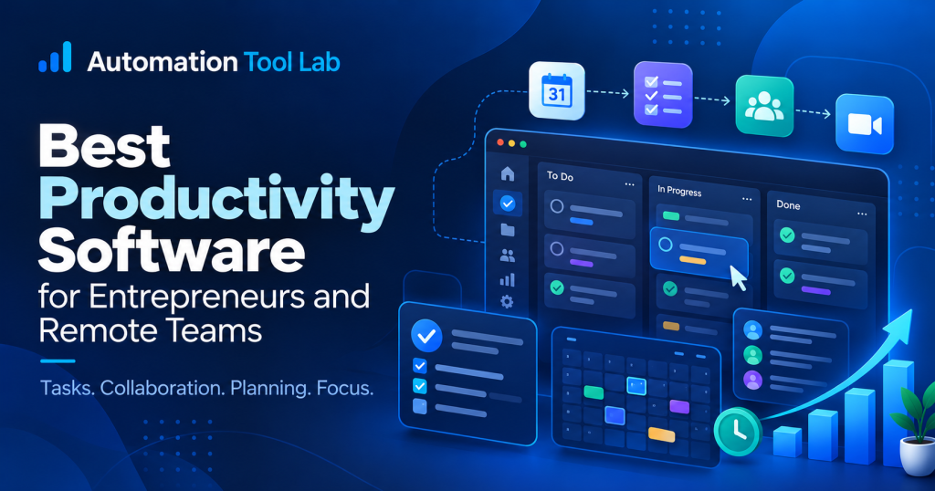 Best productivity software for entrepreneurs and remote teams