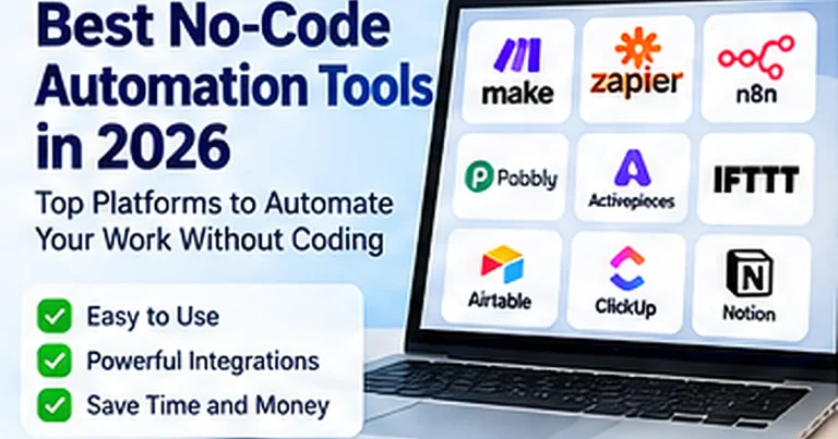 Best no-code automation tools in 2026 compared for integrations, AI workflows, pricing and ease of use.